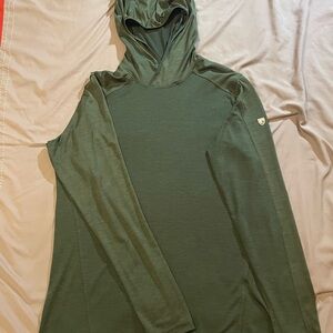KUHL Men's Green SPF Hooded Shirt